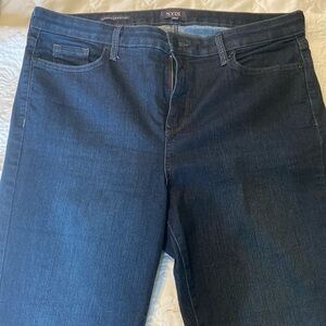 NYDJ Barbara Bootcut Dark Wash Jeans 16